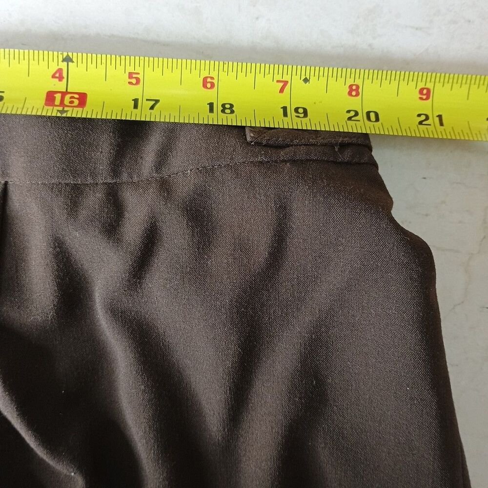 Jones New York Collection Woman Pants 18W Brown Stretch Dress Slacks Str8 Leg - Picture 6 of 10